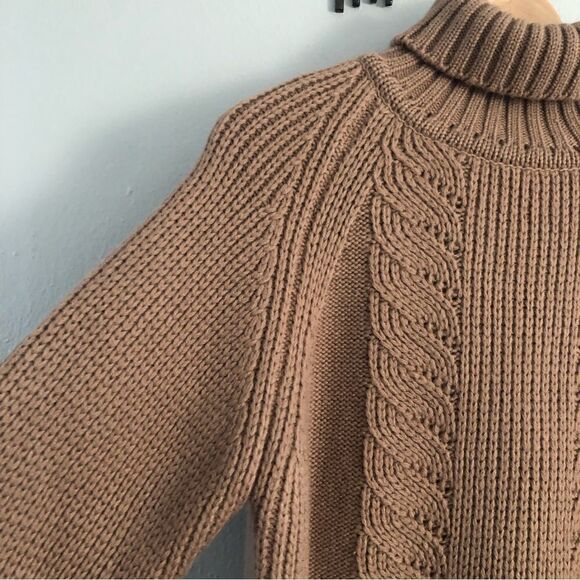 Bentley Vintage 100% wool heavy weight wool turtleneck sweater size large - Picture 6 of 9